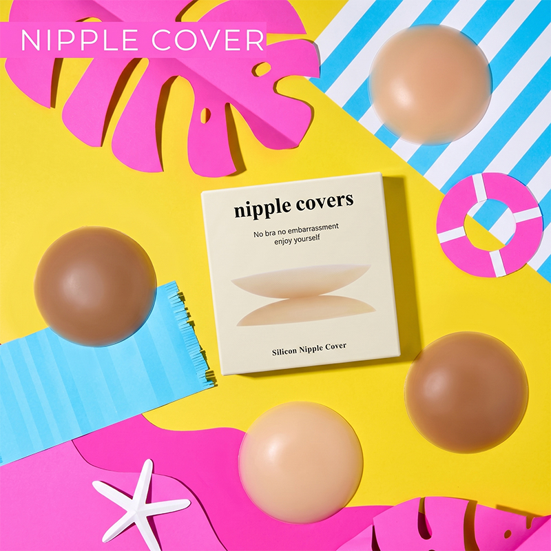 Nipple Cover Pasties - 2-Piece Pack of Invisible Self-Adhesive Nipple