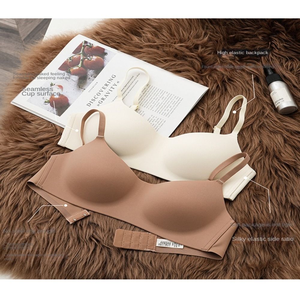Bralette Wireless Soft - Soft Comfort Wireless Bra Breathable Fabric