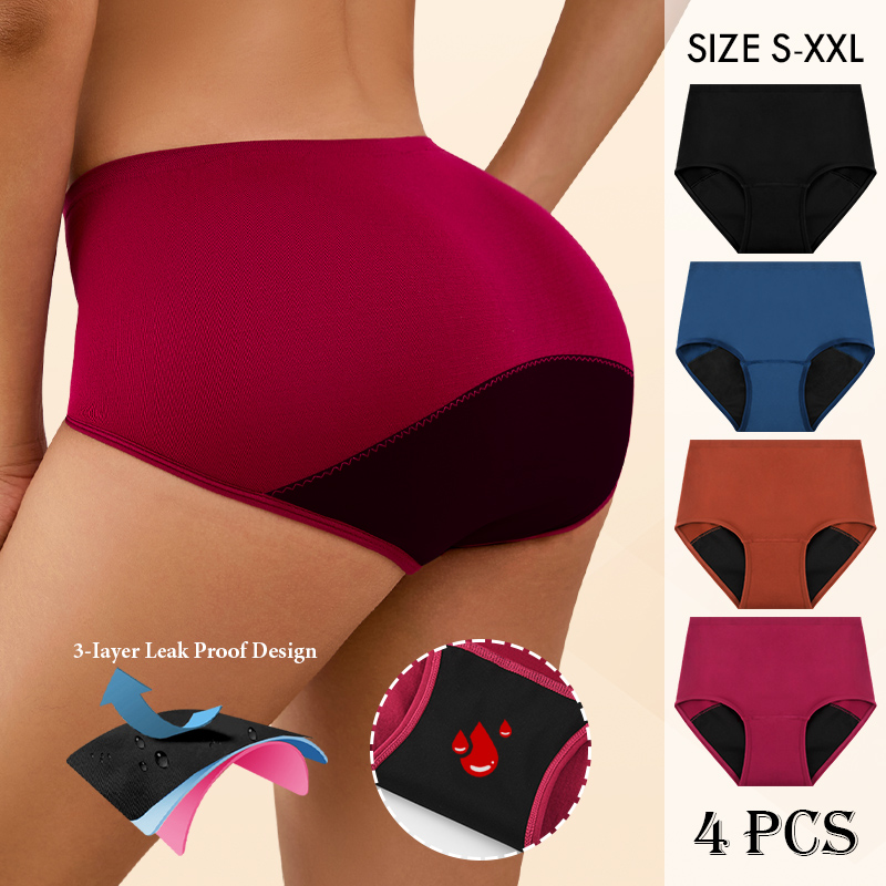 Period Panty Absorbent - Women’s Seamless Period Panties,with 3-Layer Absorbent