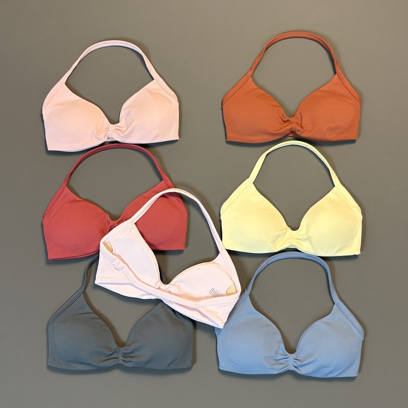 Sports Bra High Impact - HISTELLO Sports Bra Seamless Yoga Underwear