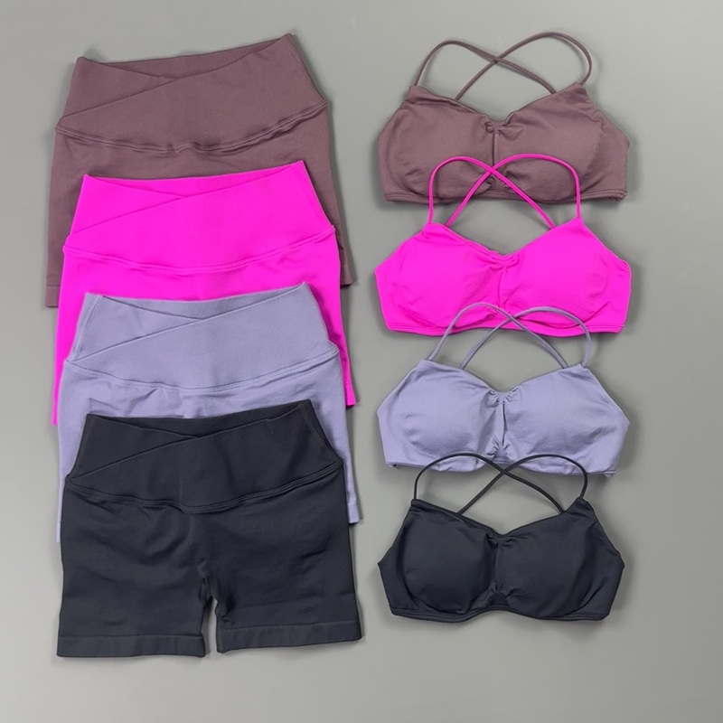 Sports Bra High Impact - 2 Pieces Sports Set Women Thin