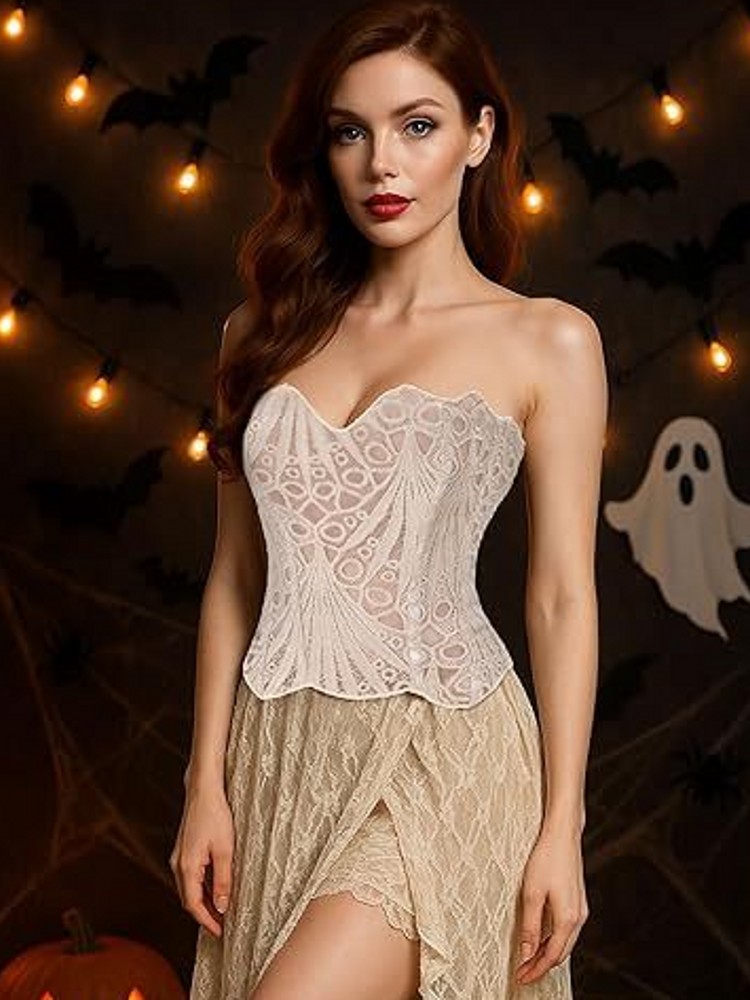 Lace Female Corset Top Women C - đánh giá và giá Cami Top Lace