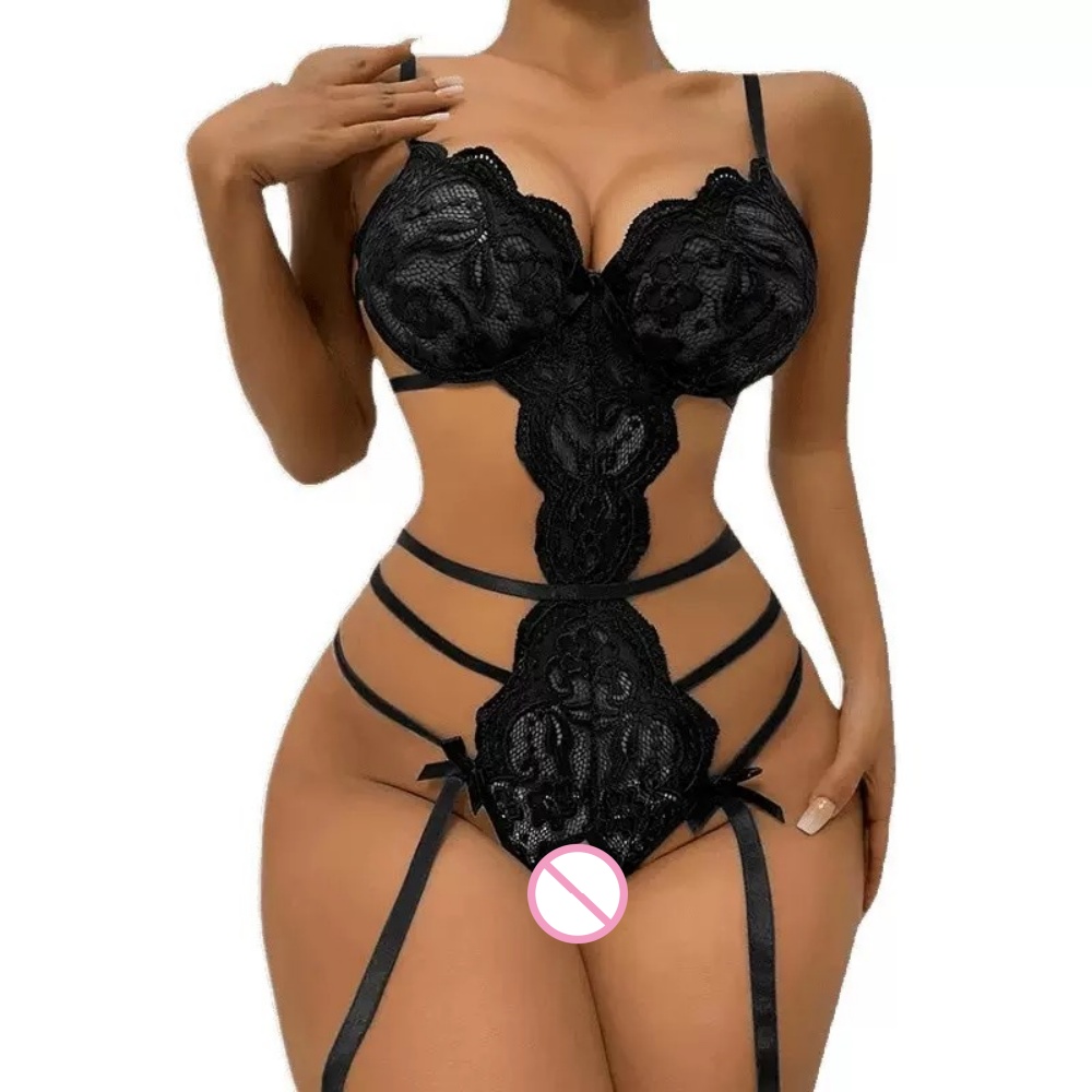 Sexy Lace Open Crotch Teddy Bo - đánh giá và giá Lace Teddy Lingerie