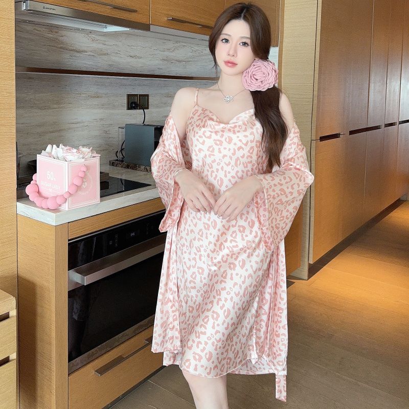 High Grade Printed Sweet Wind  - đánh giá và giá Robe Silk Women