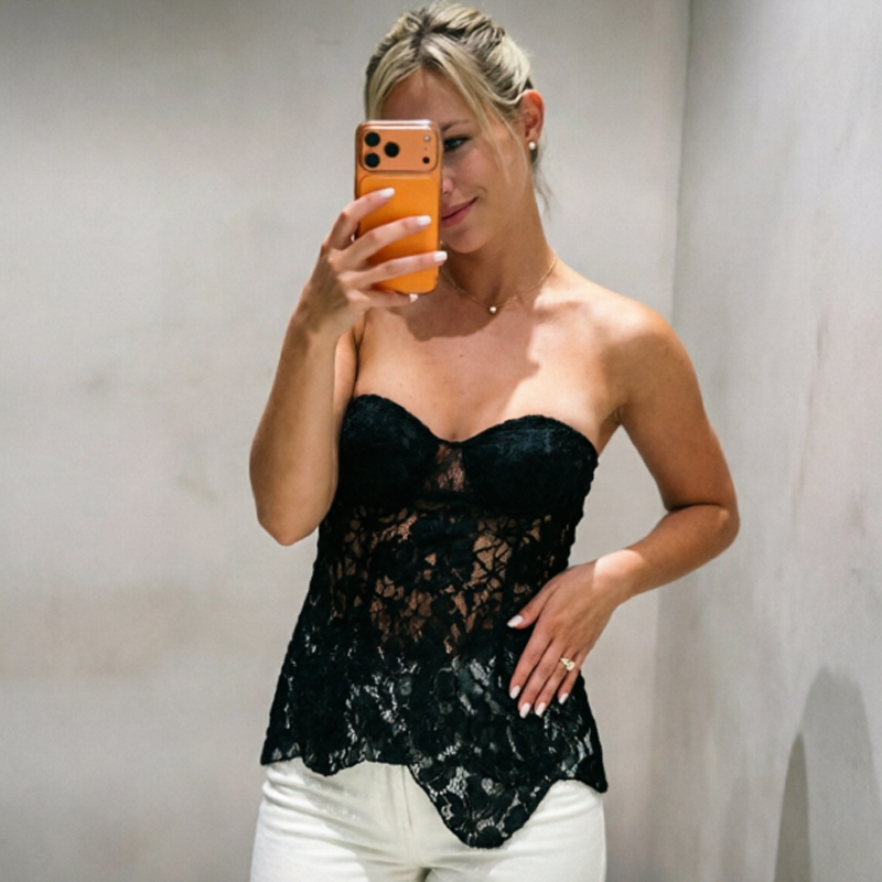 HXAO Corset Tube Top Women Str - đánh giá và giá Strapless Bra Backless