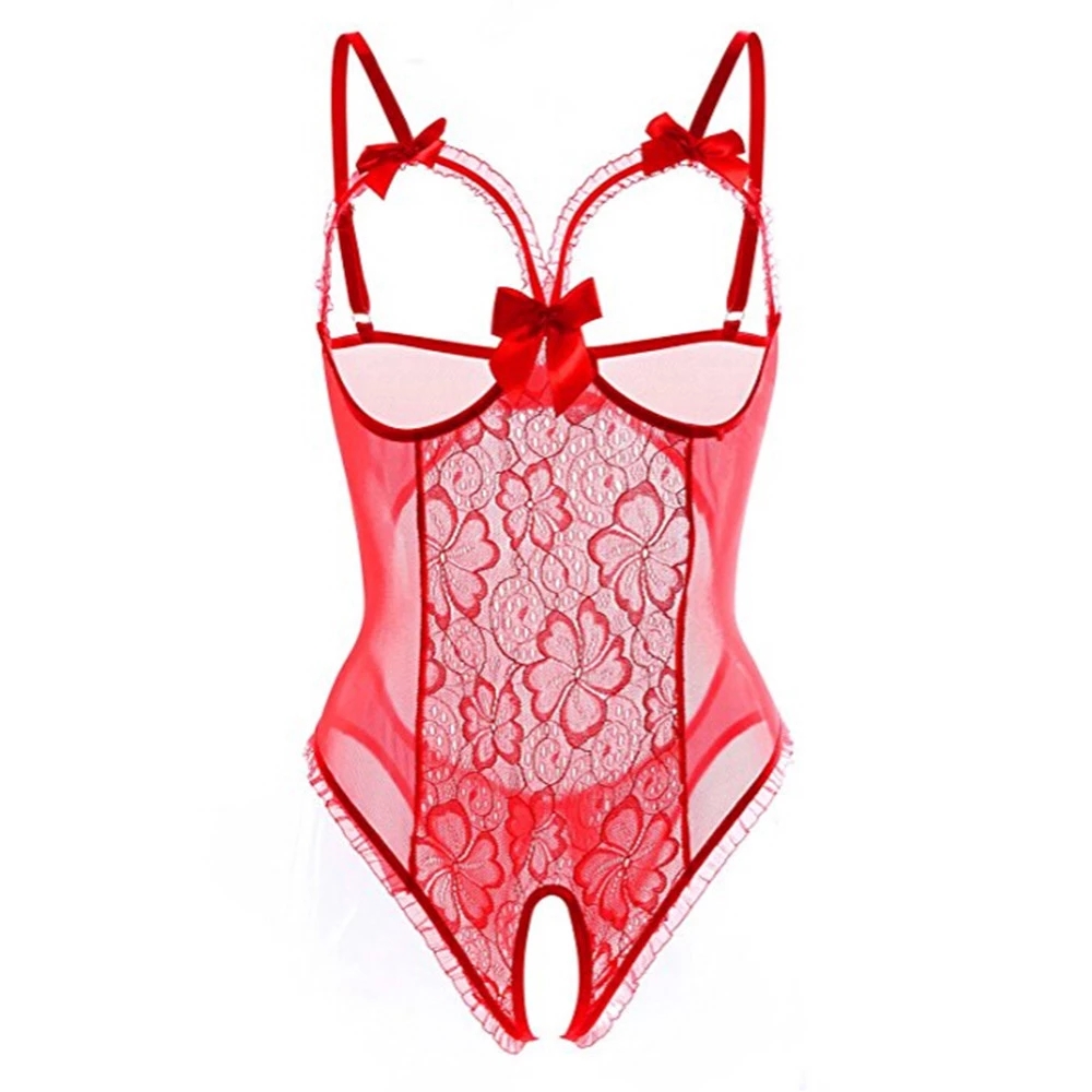 Women Sexy Open Bra Strap Ling - đánh giá và giá Babydoll Chemise Night