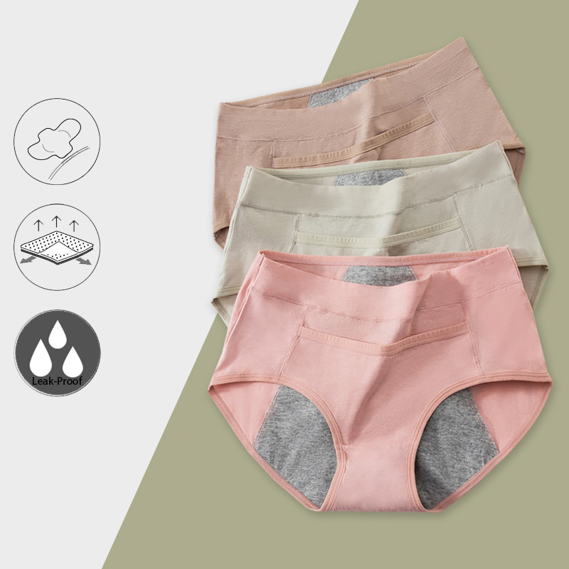 Cotton Kinh Nguyệt Quần Lót Rò - đánh giá và giá Seamless Underwear Women
