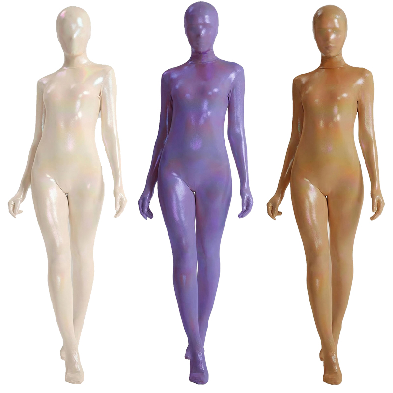 Women Shiny Gradient Zentai Bo - đánh giá và giá Shapewear Bodysuit Firm