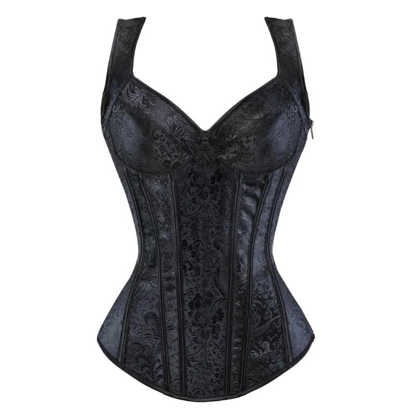 Women Floral Print Corset Top  - đánh giá và giá Shapewear Bodysuit Firm