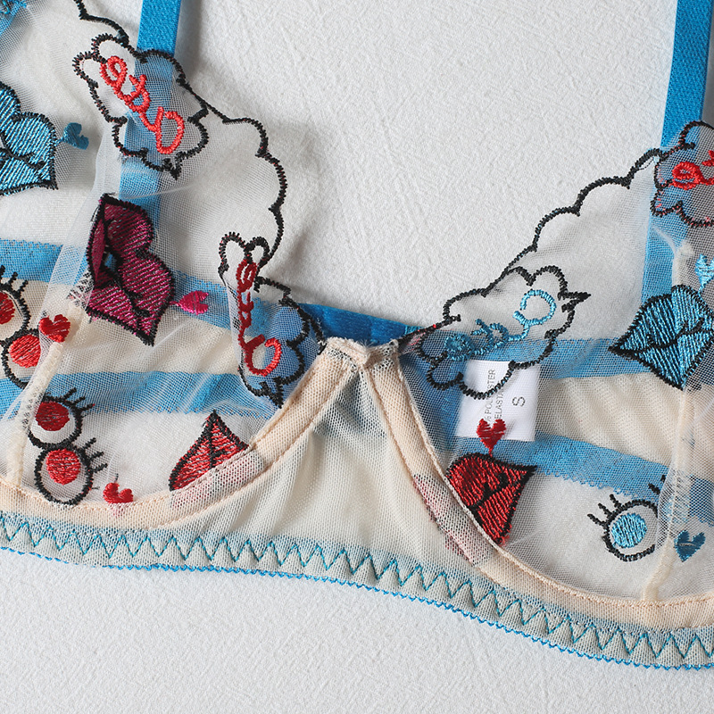 Exquisite Sexy Floral Lingerie - đánh giá và giá Garter Belt Set