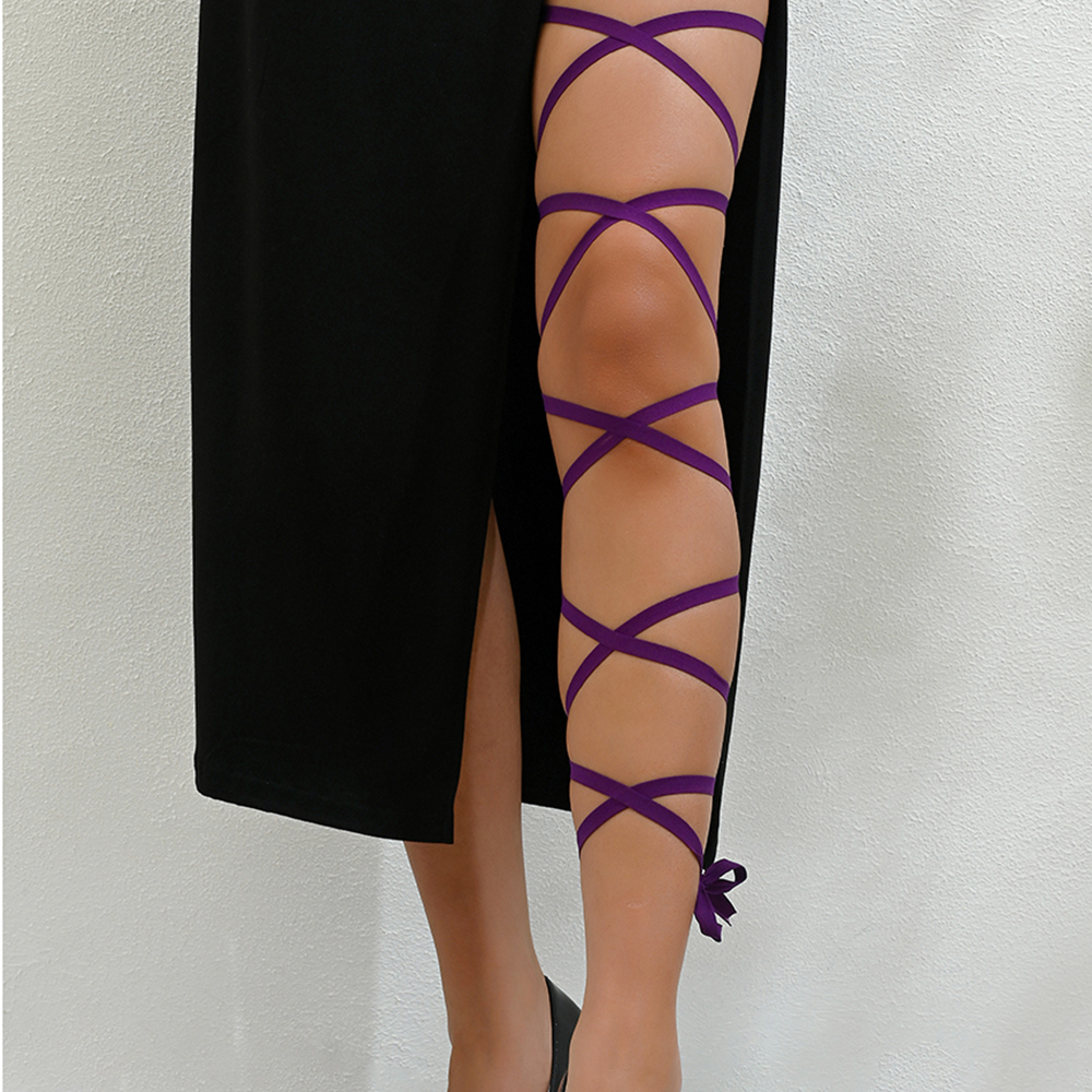 Punk Arm Wrap Elastic Crossed  - đánh giá và giá Garter Belt Set