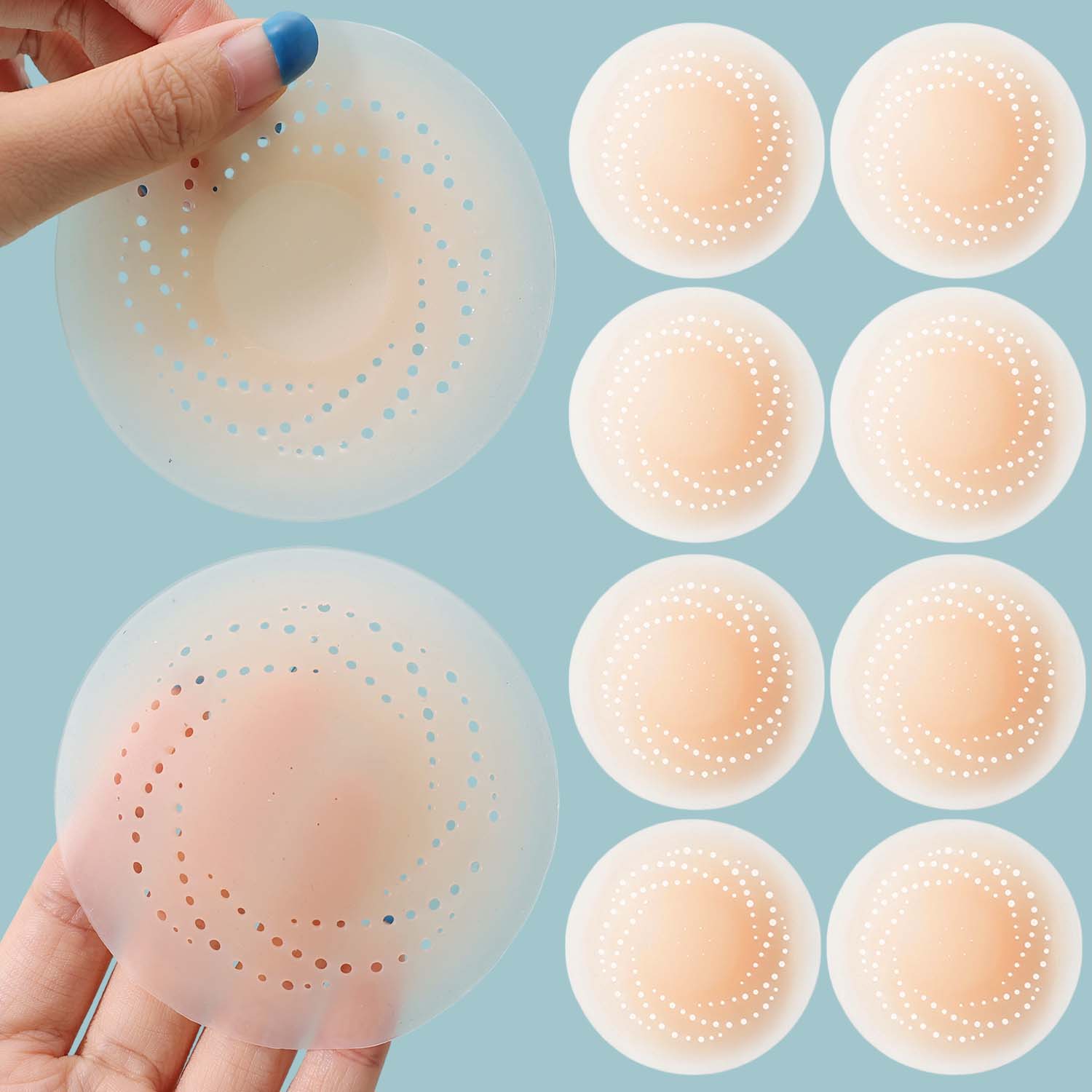 2-10PCS Invisible Self Adhesiv - đánh giá và giá Silicone Bra Adhesive