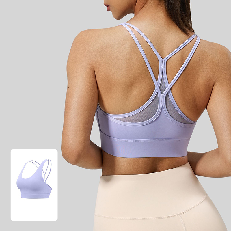 2026 New Women Sexy Mesh Cross - đánh giá và giá Sports Bra High Impact