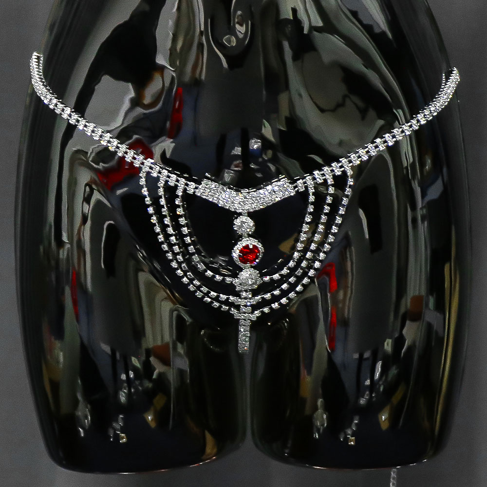 Crystal Rhinestone Body Chain  - đánh giá và giá Thong Bikini Women