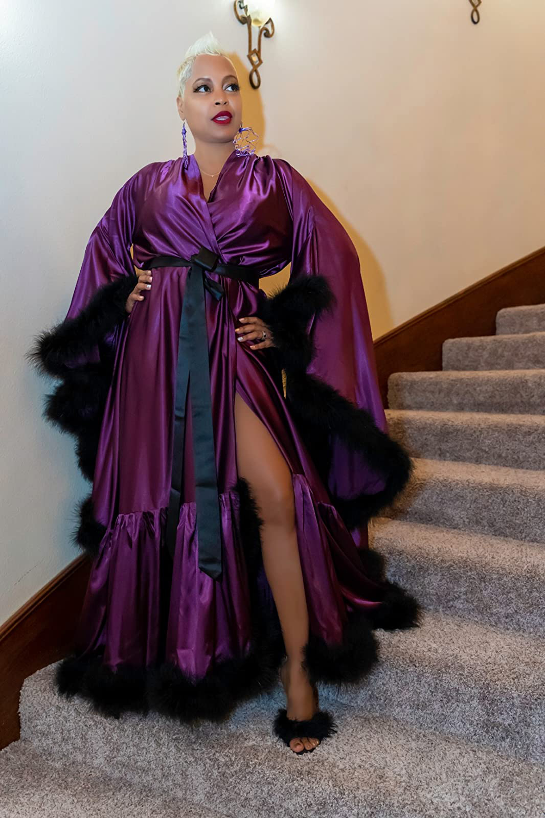 Customized Bathrobe for Women  - đánh giá và giá Robe Silk Women