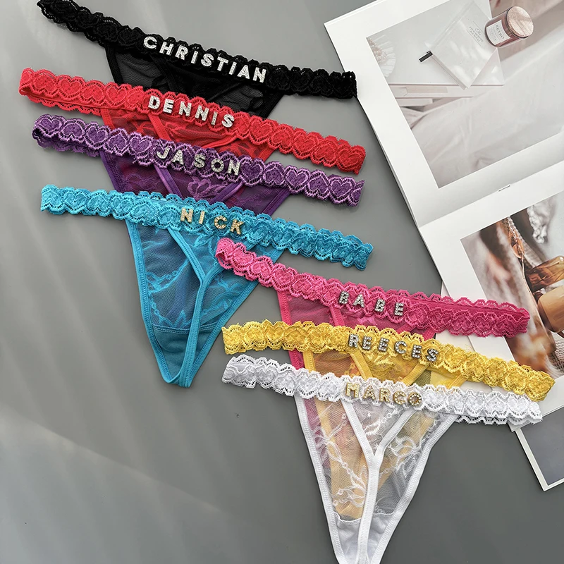 Personality Custom Thong Name  - đánh giá và giá Thong Bikini Women