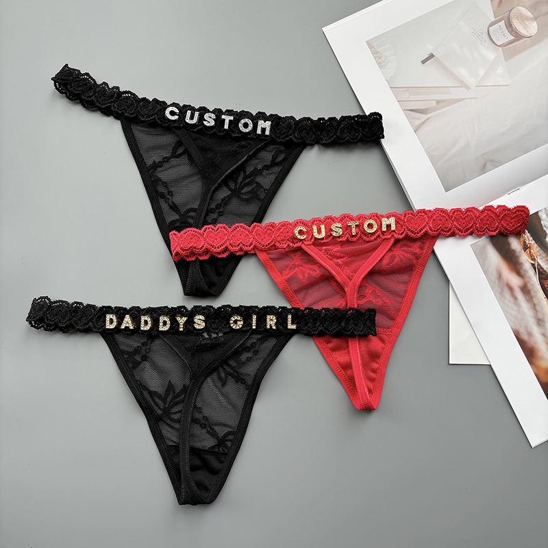 Personality Custom Thong Name  - đánh giá và giá Thong Bikini Women