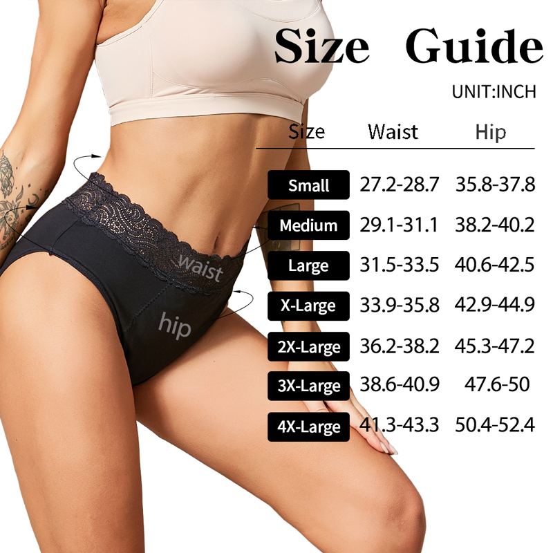 Cotton comfortable eco-friendl - đánh giá và giá Period Panty Absorbent