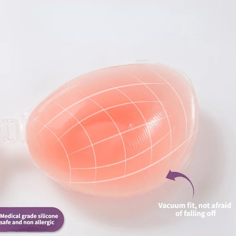 Silicone Bra Invisible Push Up - đánh giá và giá Strapless Bra Backless