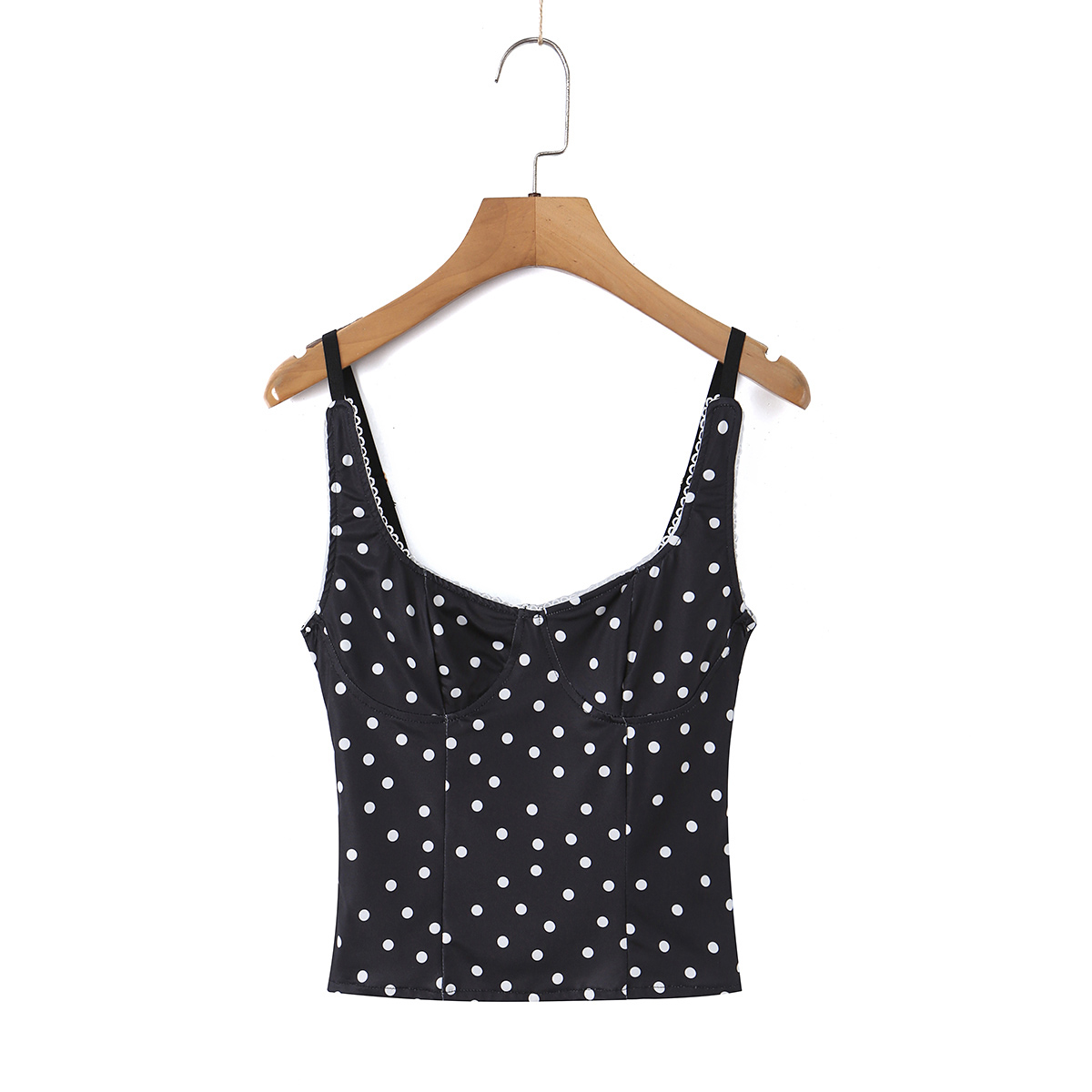 Black Polka Dot Corset Cami To - đánh giá và giá Cami Top Lace