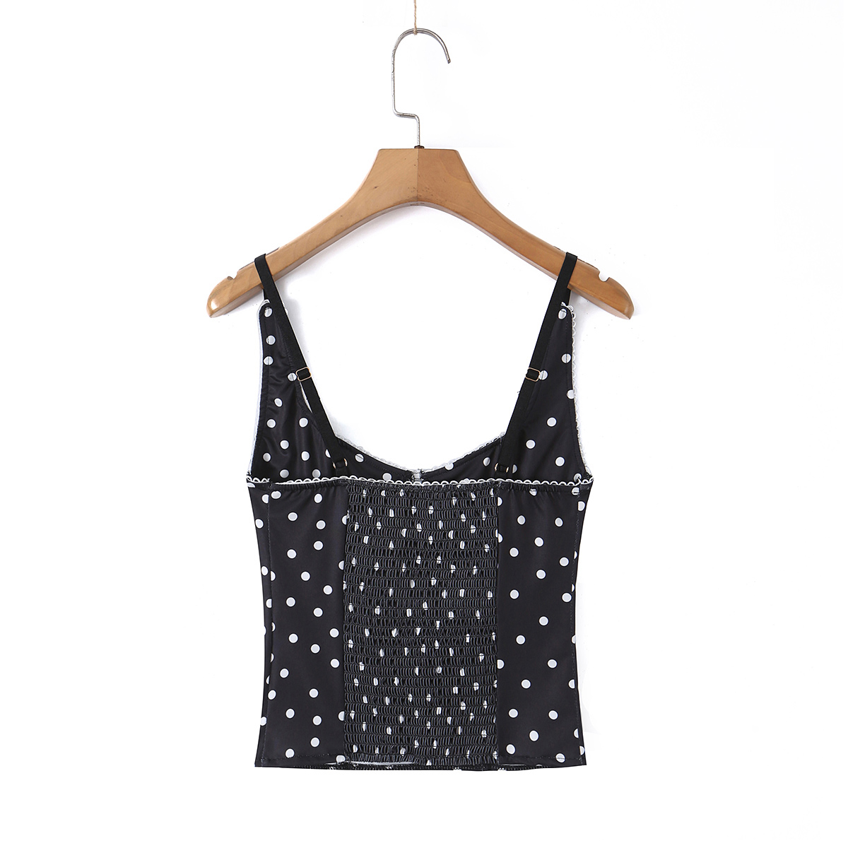 Black Polka Dot Corset Cami To - đánh giá và giá Cami Top Lace