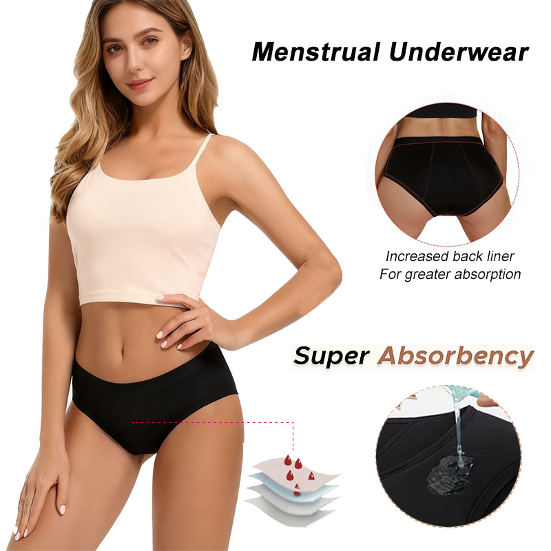 Heavy Flow Menstrual Panties 4 - đánh giá và giá Period Panty Absorbent