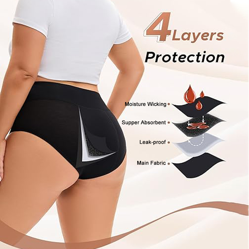 Heavy Flow Menstrual Panties 4 - đánh giá và giá Period Panty Absorbent