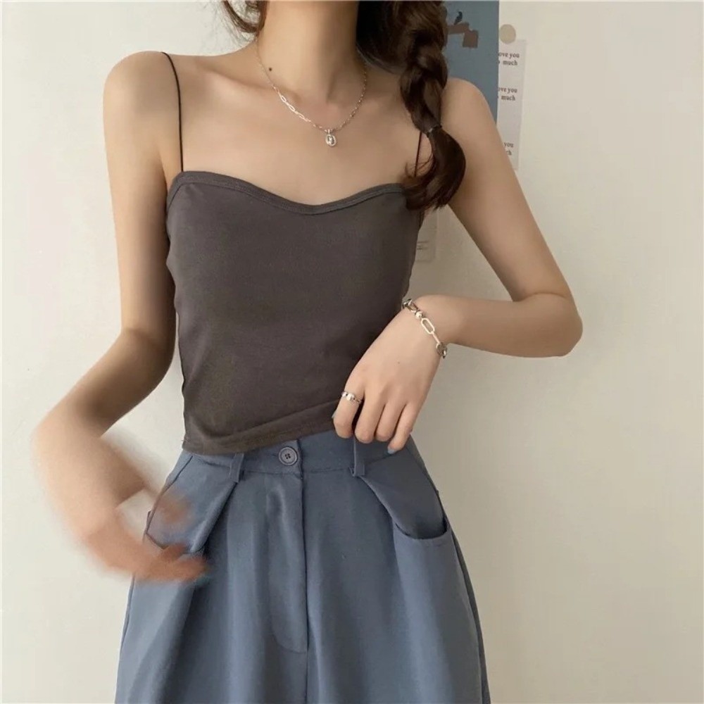 Casual Wireless Vest Crop Top  - đánh giá và giá Bralette Wireless Soft