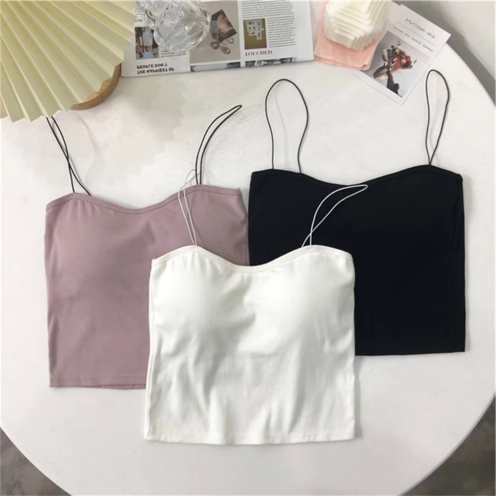 Casual Wireless Vest Crop Top  - đánh giá và giá Bralette Wireless Soft