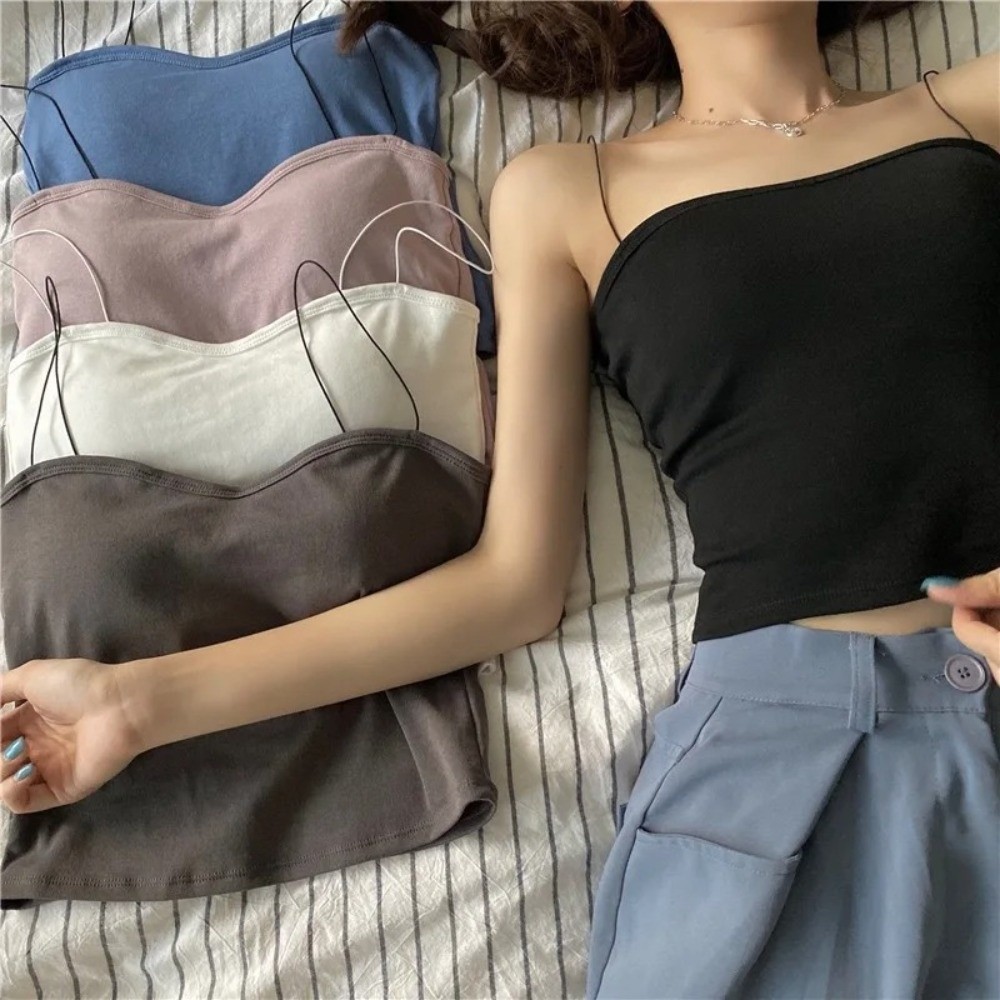 Casual Wireless Vest Crop Top  - đánh giá và giá Bralette Wireless Soft