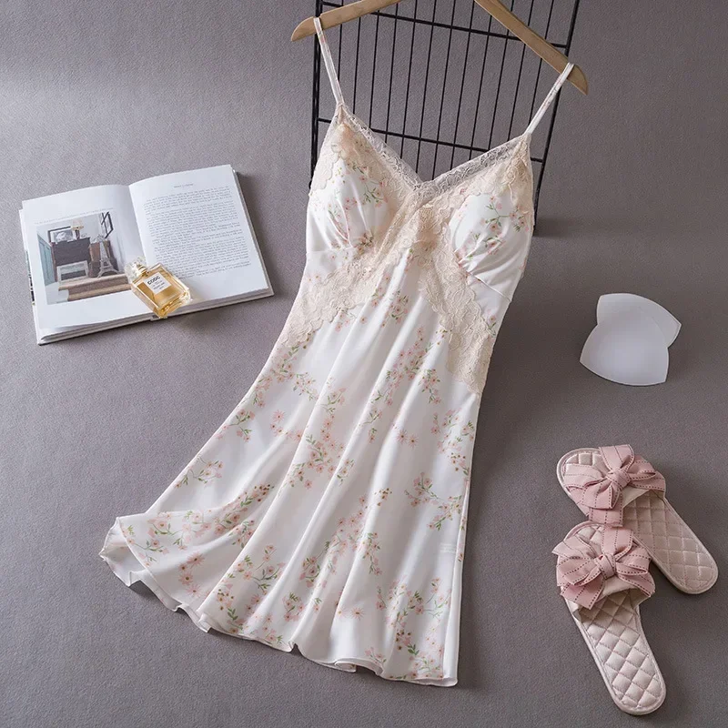 Women's Sexy Lingerie Satin Ni - đánh giá và giá Babydoll Chemise Night