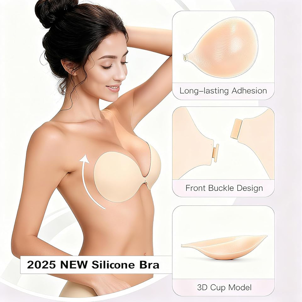 Strapless Push Up Sticky Bra P - đánh giá và giá Strapless Bra Backless