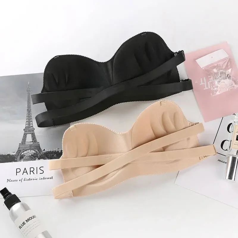 3pcs Sexy Strapless Bras Women - đánh giá và giá Bralette Wireless Soft