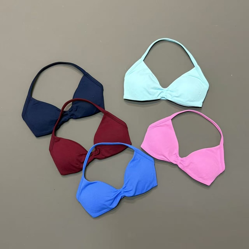 Women Halter Sports Bra V-Neck - đánh giá và giá Sports Bra High Impact