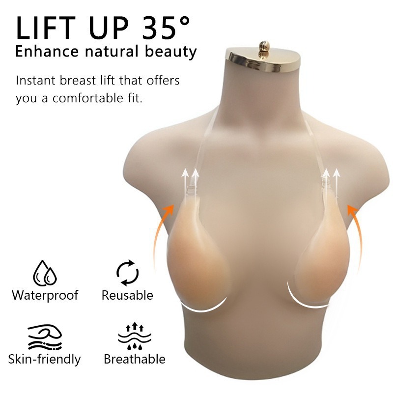 1 Pc Summer Invisible Silicone - đánh giá và giá Silicone Bra Adhesive