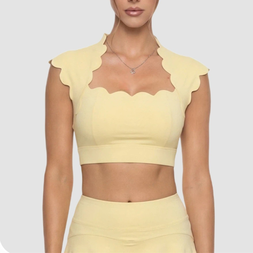 Pad Wavy Women Sports Vest Yog - đánh giá và giá Sports Bra High Impact