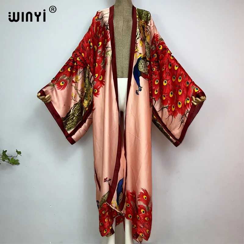 WINYI 2022 Mùa Hè Nữ Cardigan  - đánh giá và giá Robe Silk Women