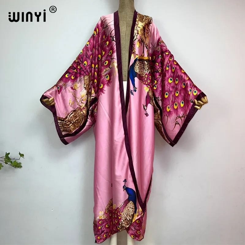 WINYI 2022 Mùa Hè Nữ Cardigan  - đánh giá và giá Robe Silk Women