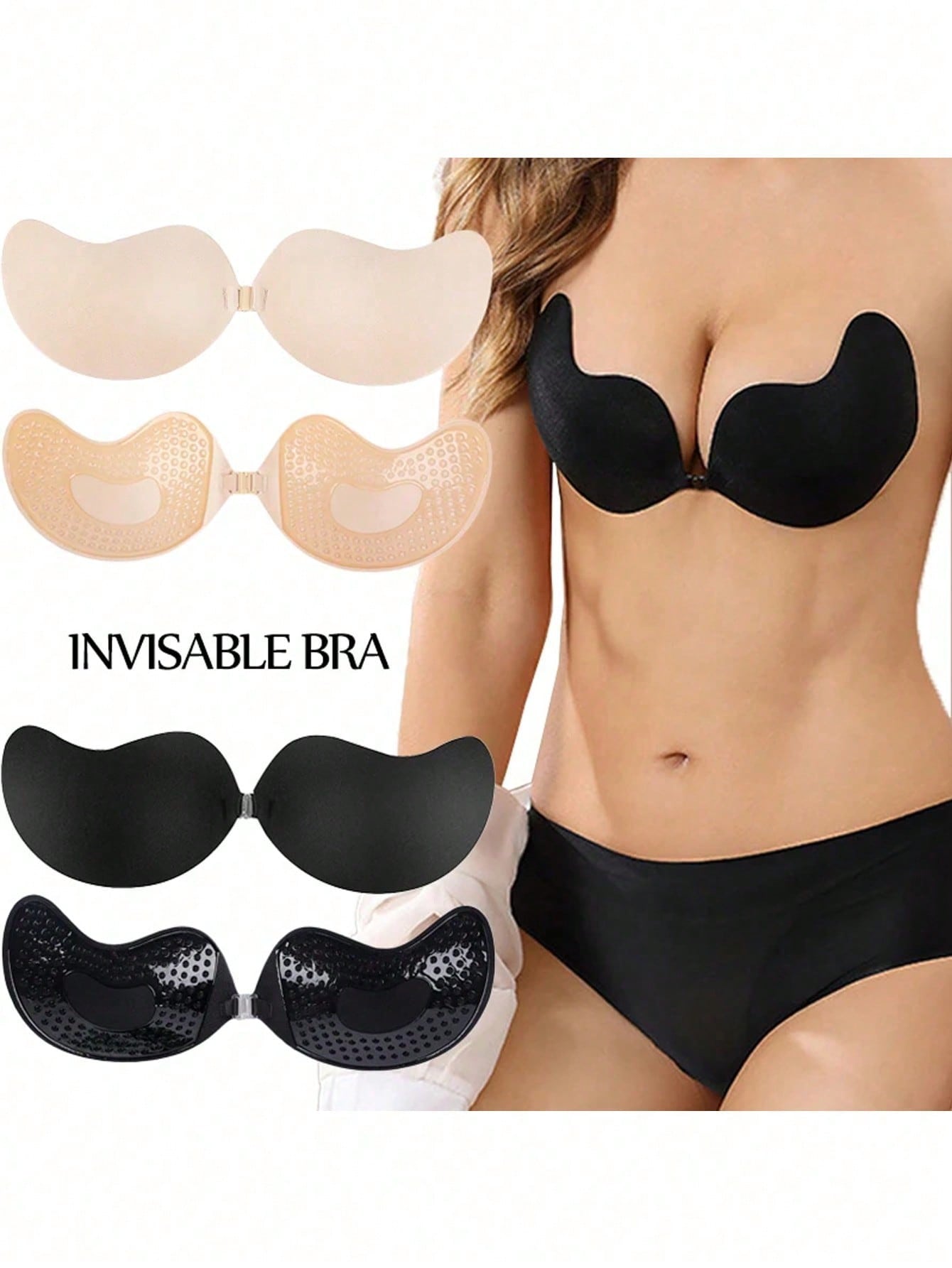 2-pack Women's Self-Adhesive I - đánh giá và giá Push Up Bra Padded