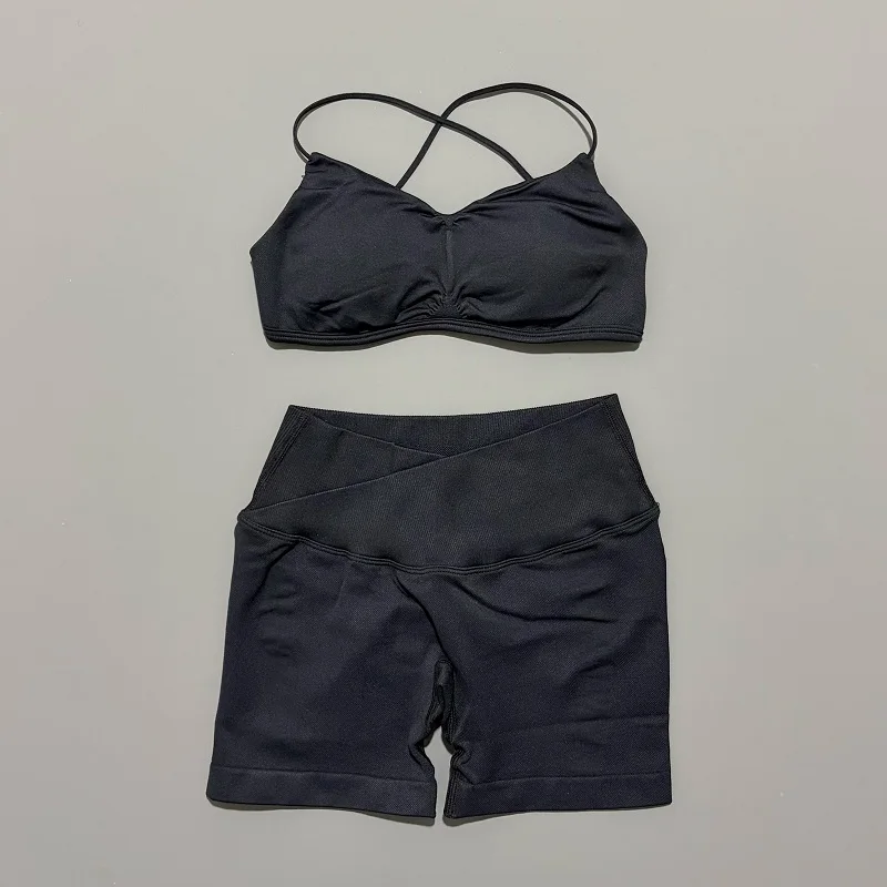 2 Pieces Sports Set Women Thin - đánh giá và giá Sports Bra High Impact