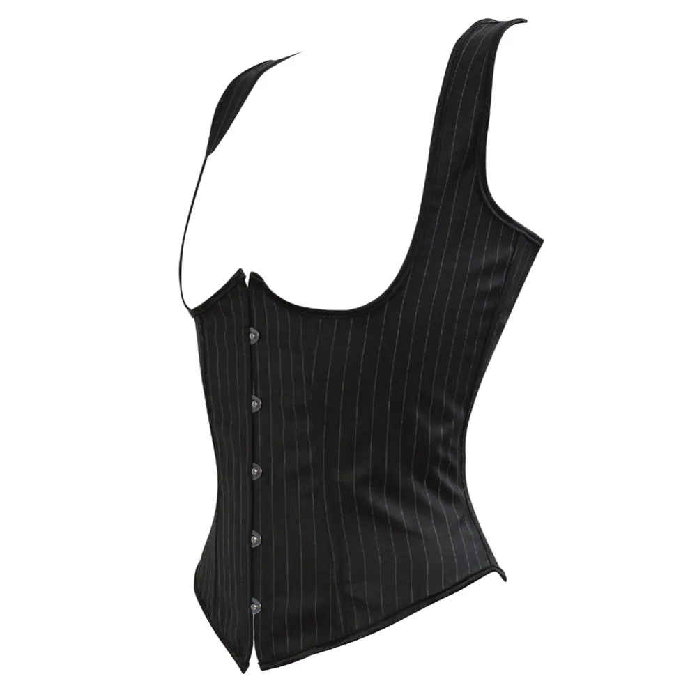 Nữ Gothic Dạ Nỉ Underbust Áo T - đánh giá và giá Corset Waist Cinch